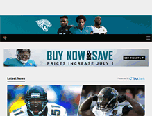 Tablet Screenshot of jaguars.com