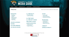 Desktop Screenshot of mediaguide.jaguars.com