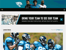 Tablet Screenshot of m.jaguars.com